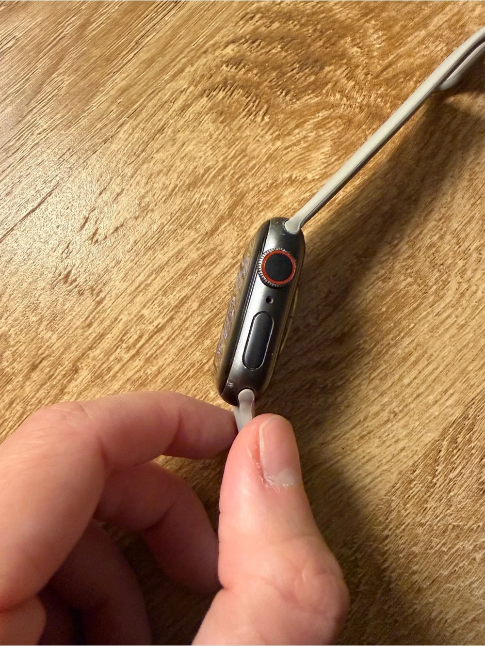 Apple Watch with Stone Gray Sport Band - Apple